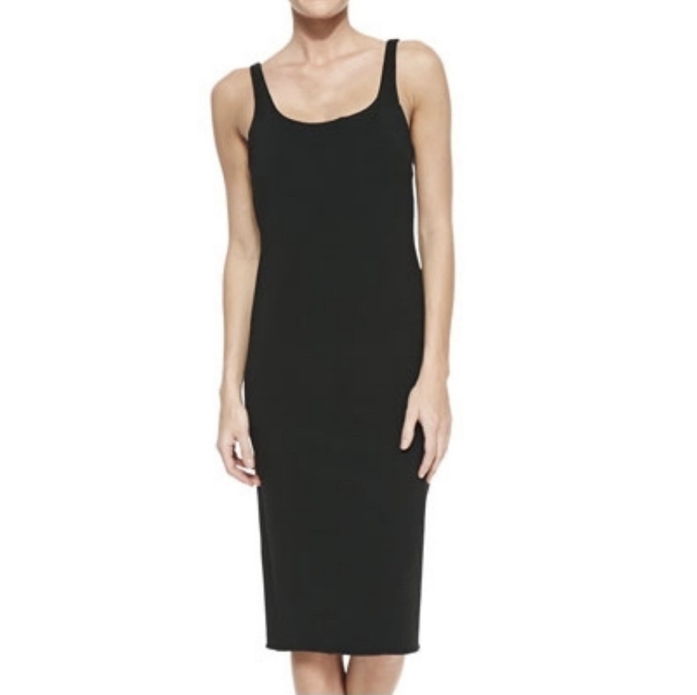 Rag & Bone NWT Nile Stretch Knit Scoop Neck Caviar Black Dress